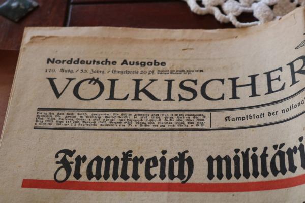 Zeitung Völkischer Beobachter Norddeutsche Ausgabe Juni 1940